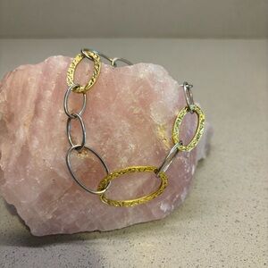 Vintage Two-Tone Link Bracelet - early 2000’s